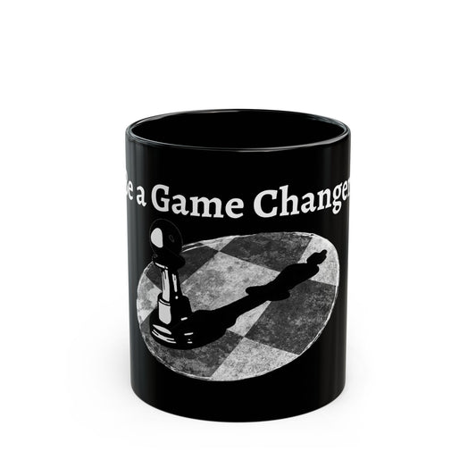 Black Chess Game Changer Mug – Chess Player Gift