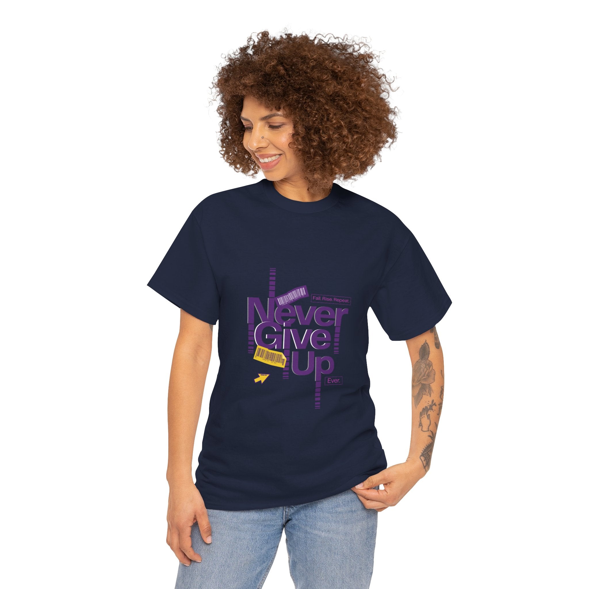 Never Give Up Unisex Tee