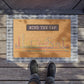 Charming Doormat with 'Mind the Gap' Design, Entryway Decor, Home Gift, Housewarming, Funny Welcome Mat - Conscience Garment