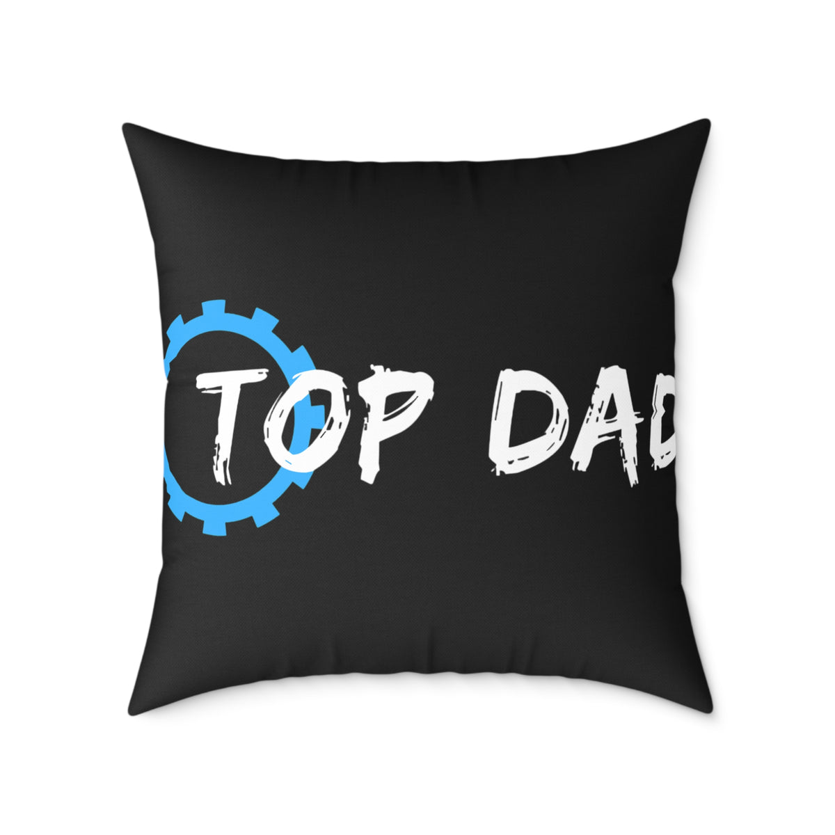 Top Dad Pillow — Square Decorative Throw Pillow