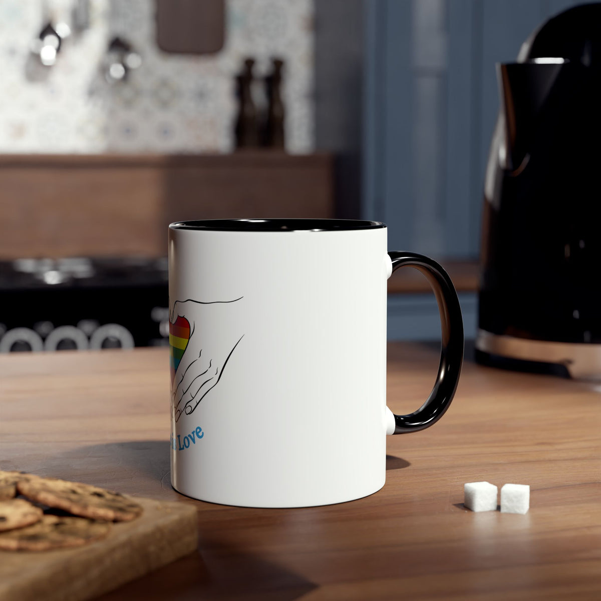 Love Is Love Two-Tone Mug - Conscience Garment