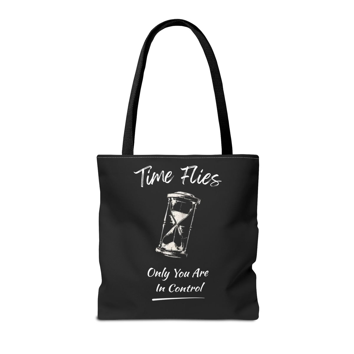Time Flies Motivational Tote Bag