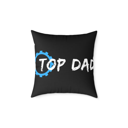 Top Dad Pillow — Square Decorative Throw Pillow