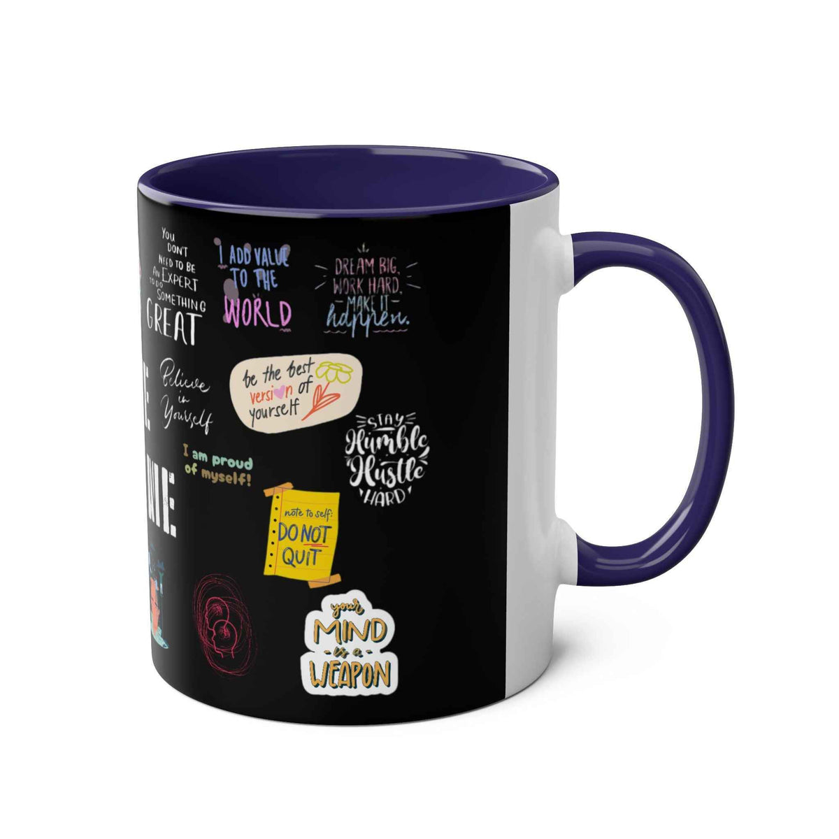 Love Yourself Two-Tone Coffee Mug, 11oz
