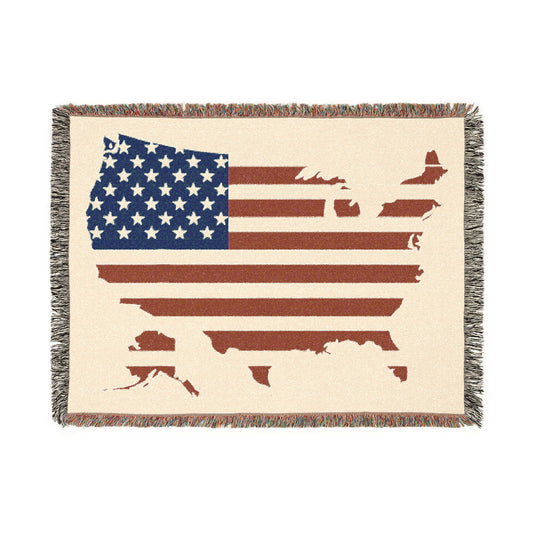 Woven Blanket - USA Blanket - Conscience Garment