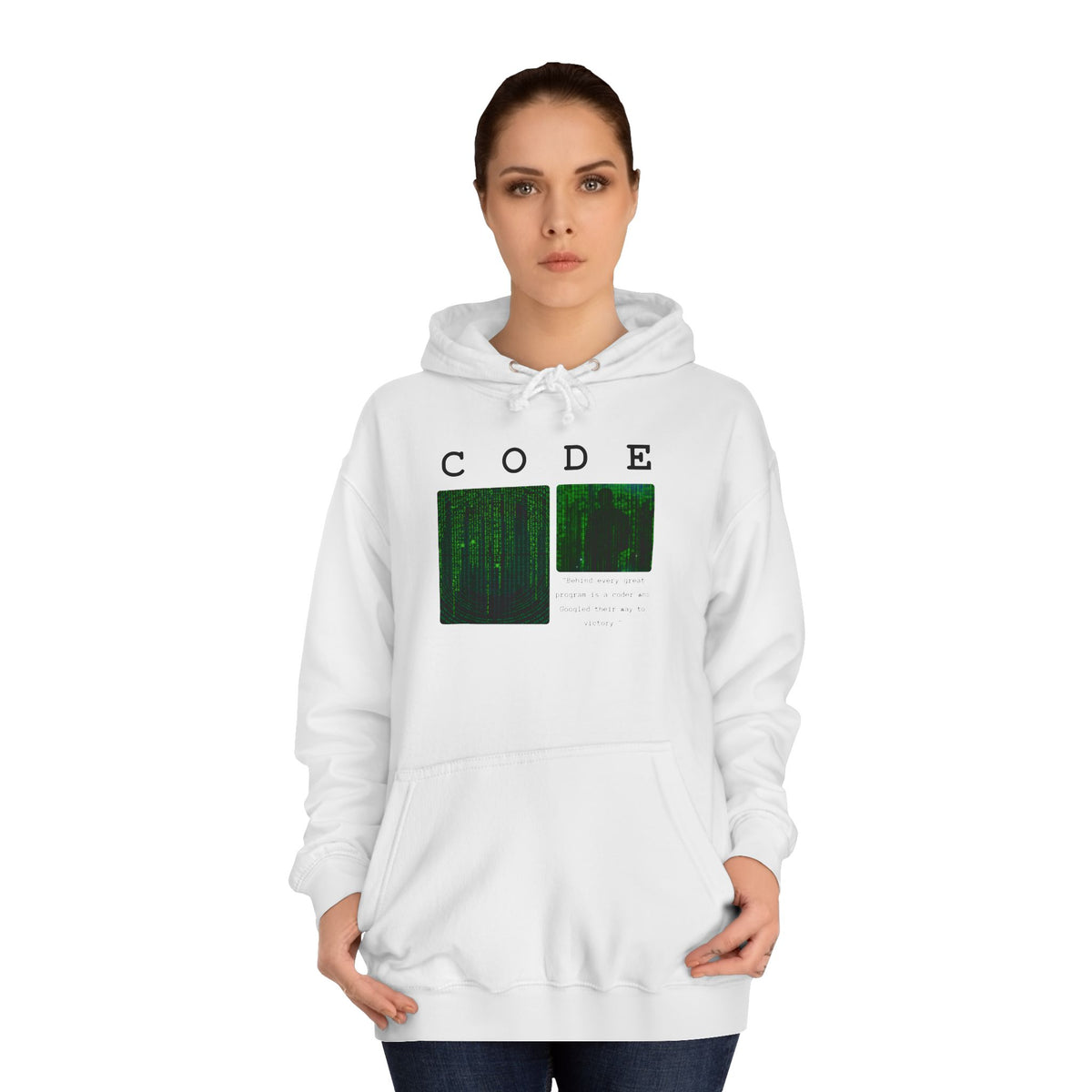 Matrix Code Hoodie - Developer - Conscience Garment