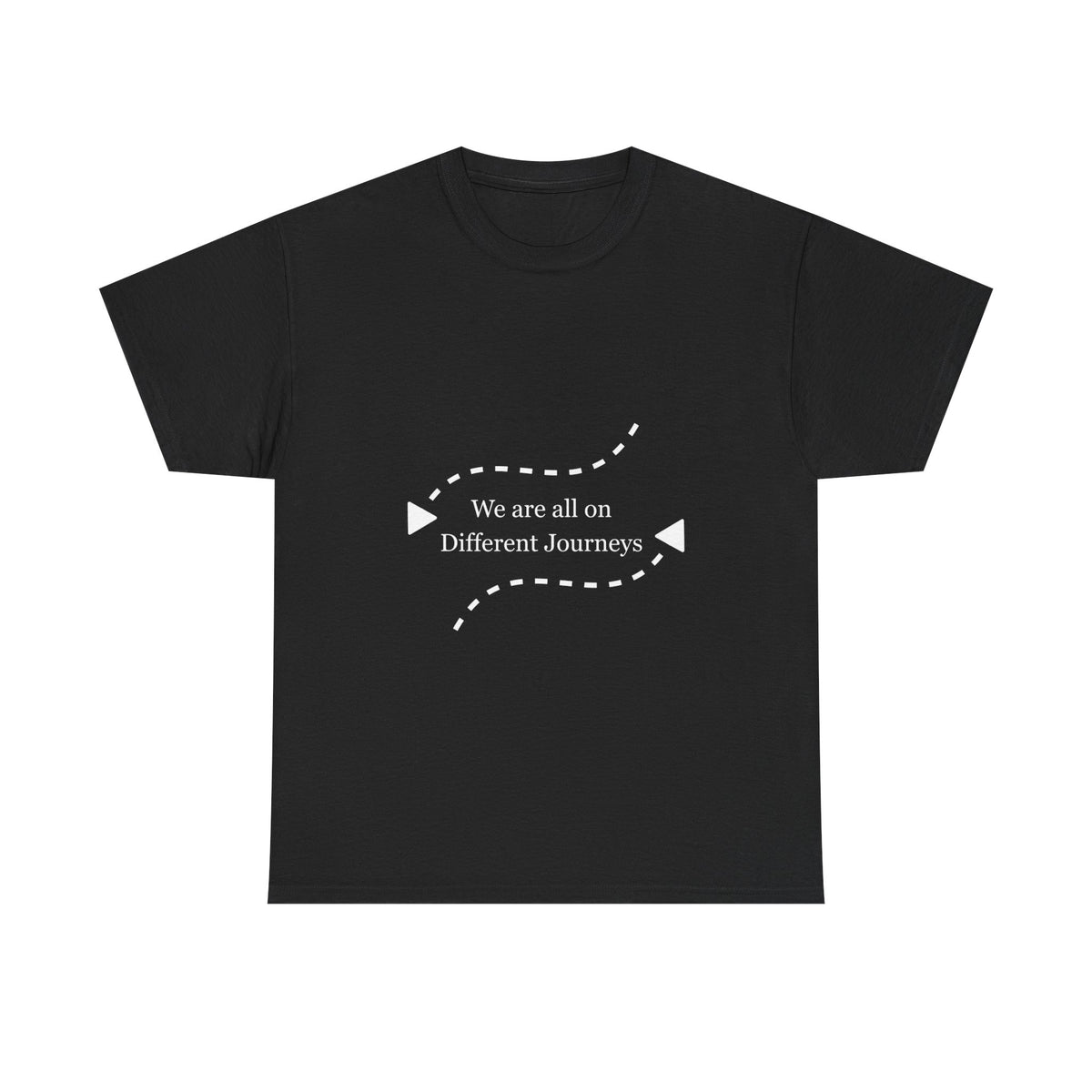 Inspirational Journey Tee, Motivational Cotton T-Shirt, Unisex Shirt, Gift for Friends, Casual Wear, Travel Lovers, Positive Vibes - Conscience Garment