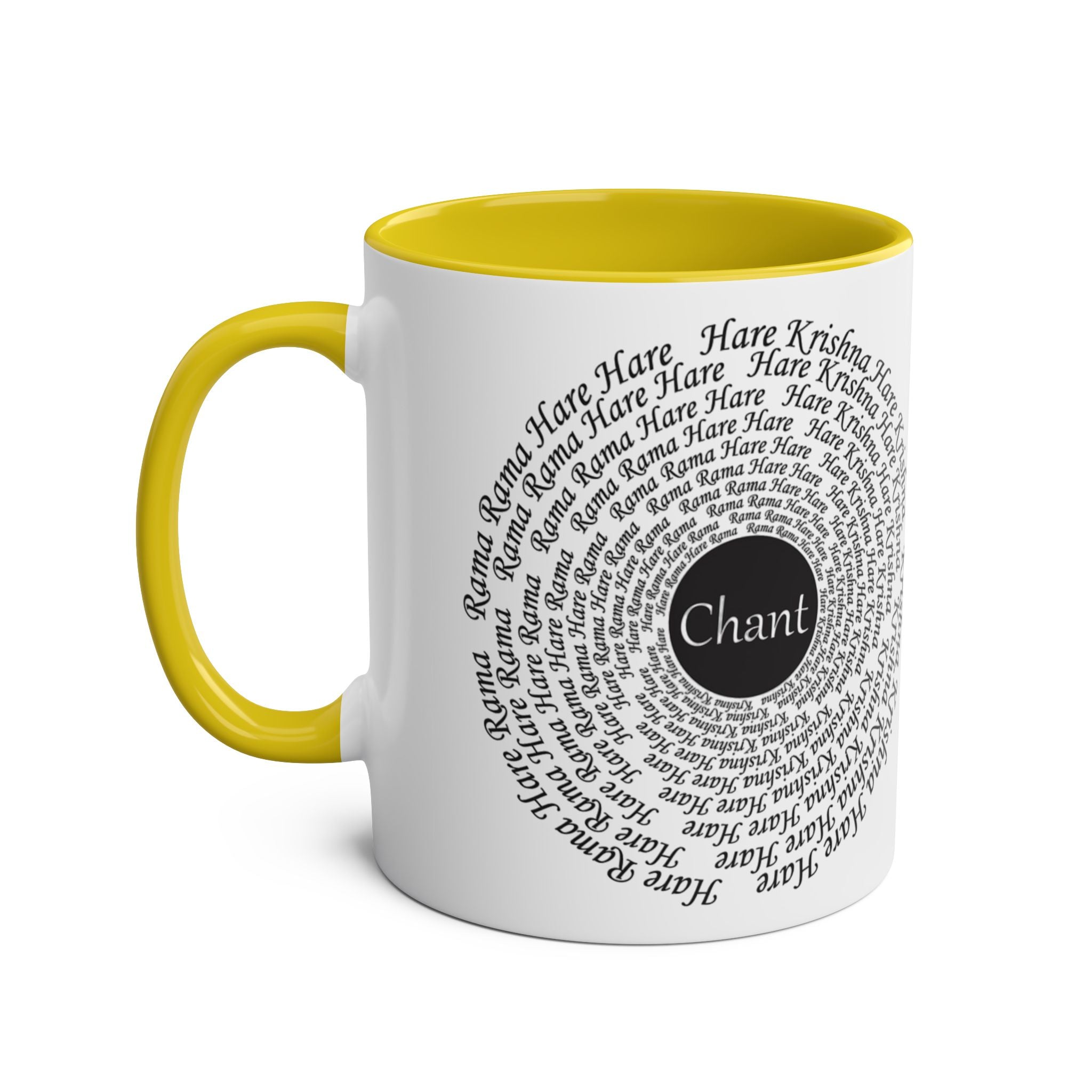 Hare Krishna Two-Tone Coffee Mug, Birthday Gift, 7 Colors