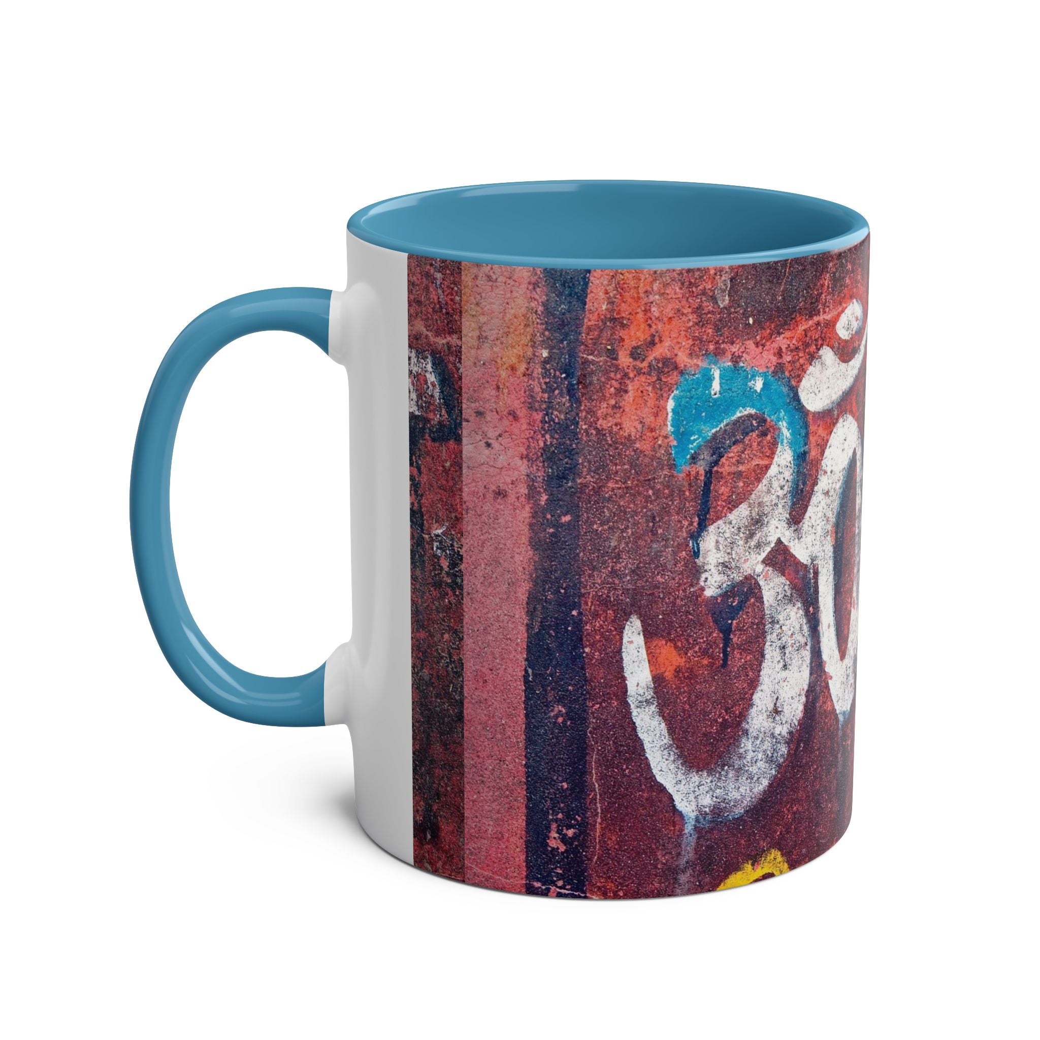 Om, Shiva, Retro, Two-Tone Coffee, Tea Mug, Birthday Gifts, Spritual, Meditation, Zen, Calm,