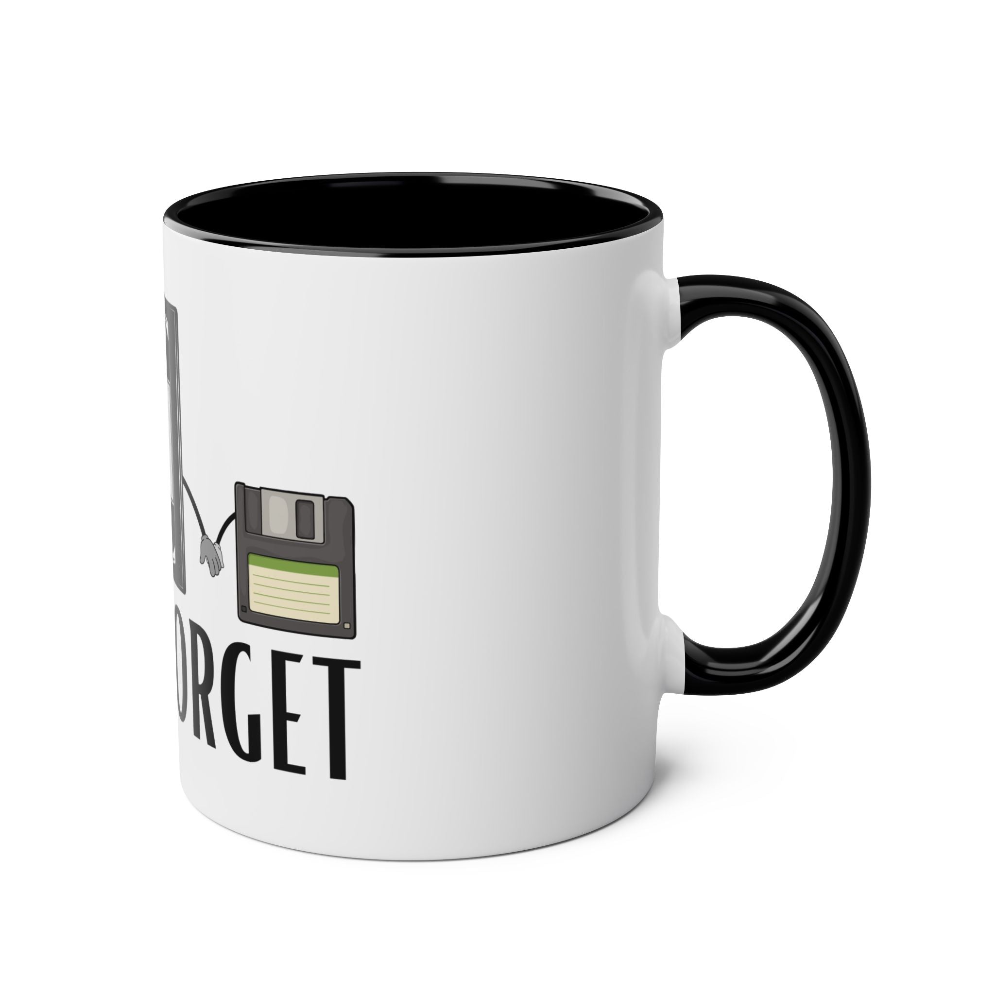 Never Forget, Mugs, 2 tone, Birthday Gift, Good Old Times, Conscience Garment, Coffee, Tea, Funny