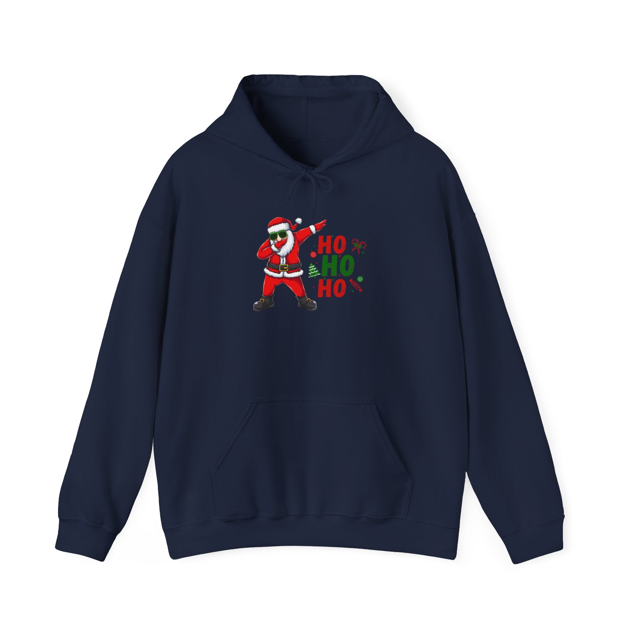Dabbing Santa Hoodie — 'Ho Ho Ho' Christmas Holiday Sweatshirt