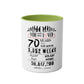 70th Birthday Two-Tone Coffee Mug, 11oz