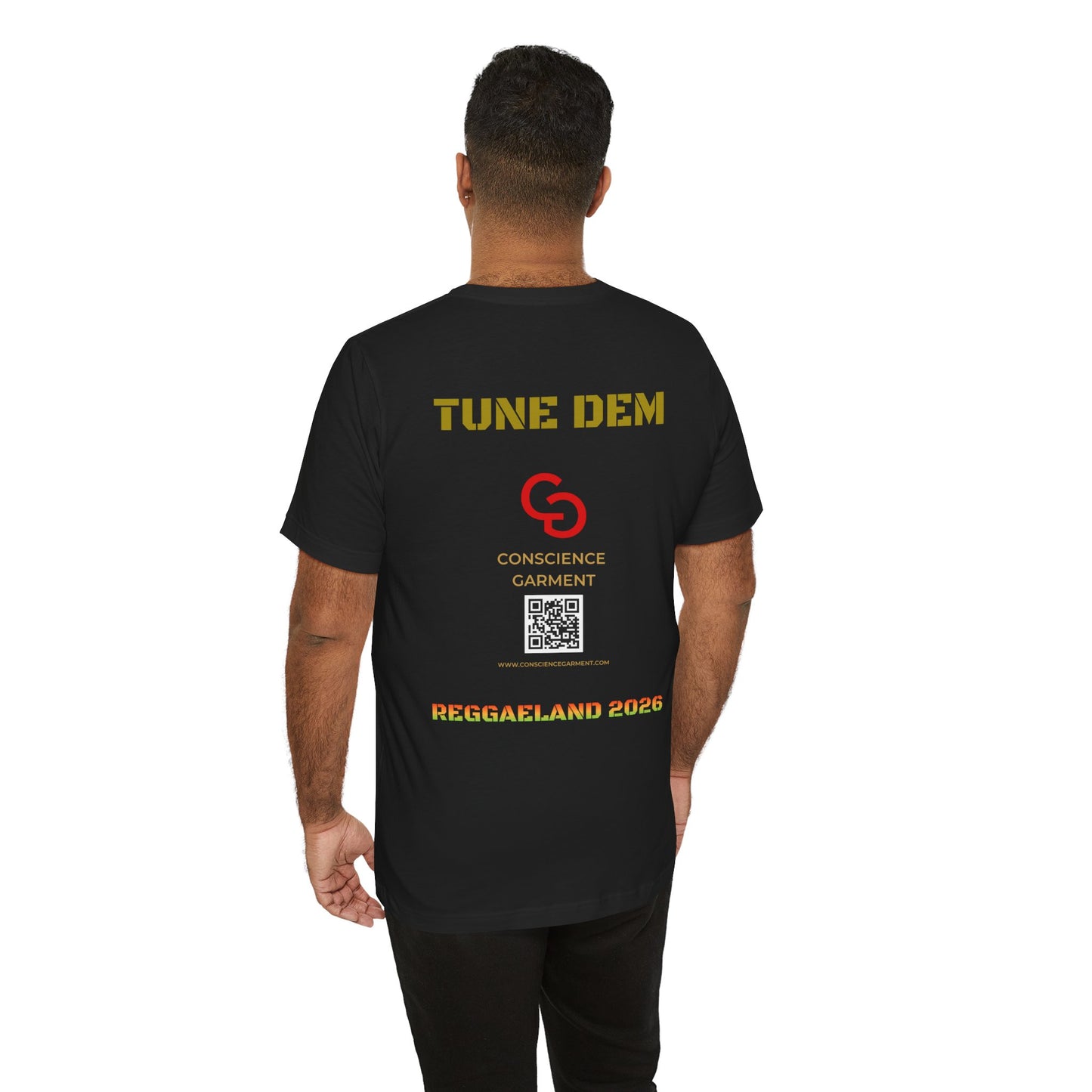 Reggae Lion Flag T-Shirt — Reggaeland 2026 Concert Tee