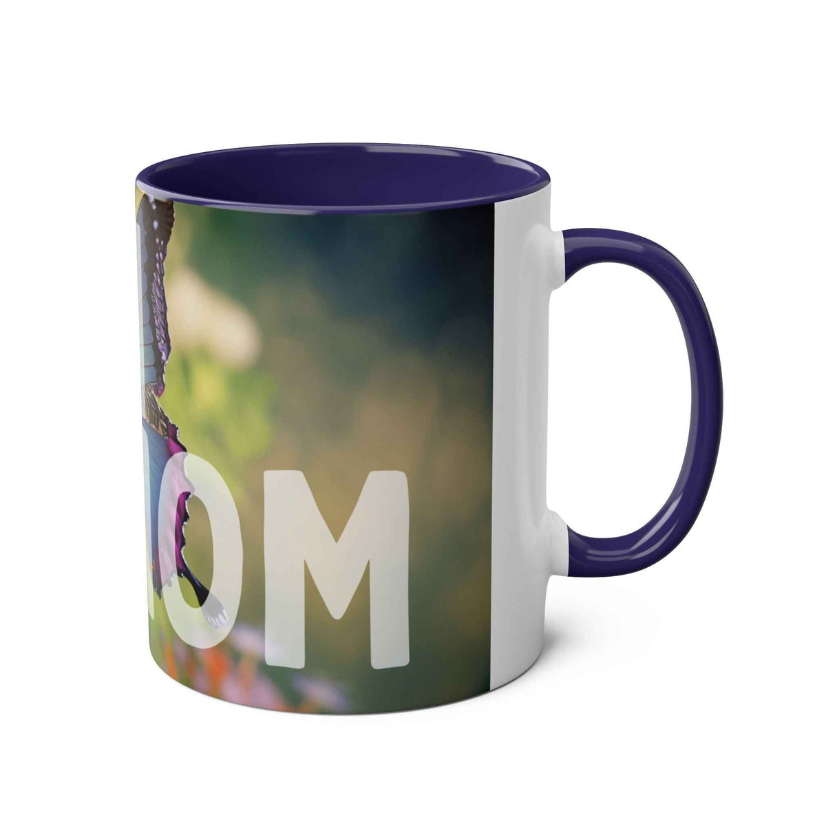 Wow Mom Coffee Mug, Two-Tone, 11oz