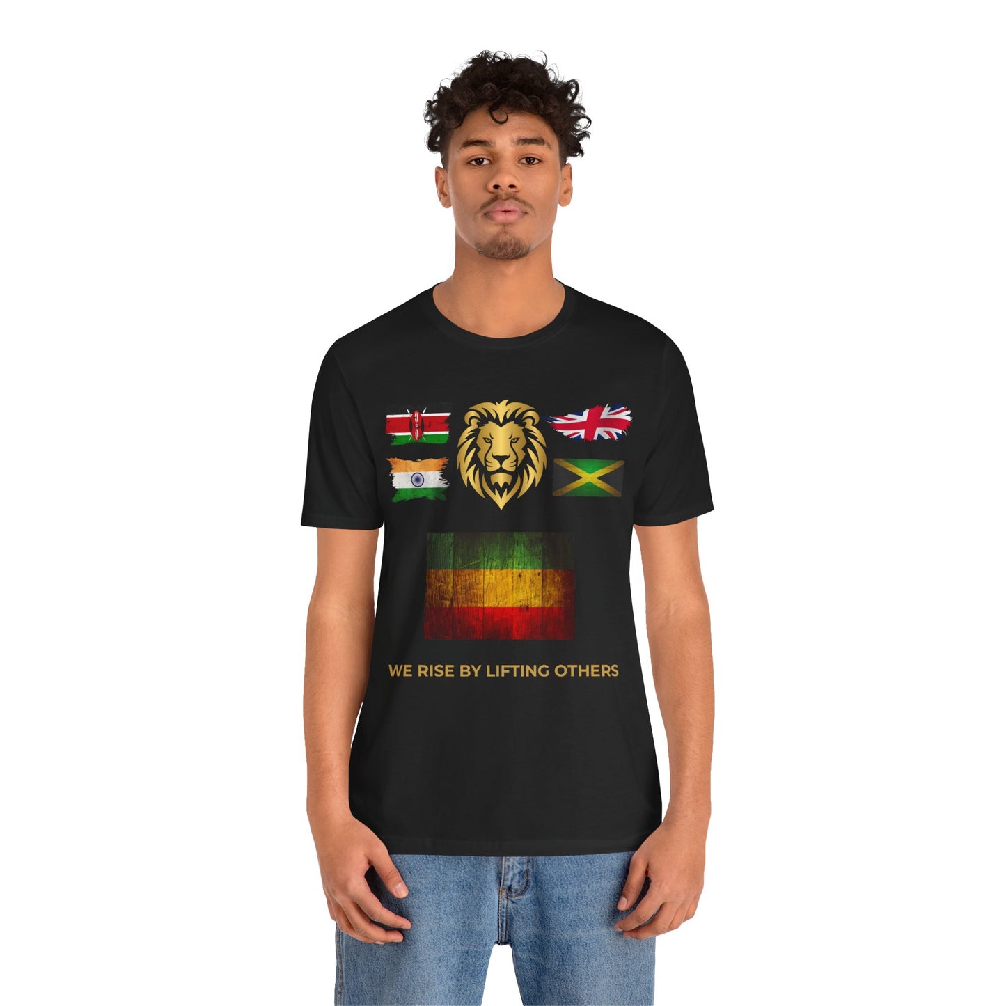 Reggae Lion Flag T-Shirt — Reggaeland 2026 Concert Tee