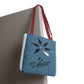 Be Different Whale Tote Bag — Inspirational Ocean Animal Canvas Tote