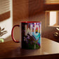 Wow Mom Coffee Mug, Two-Tone, 11oz