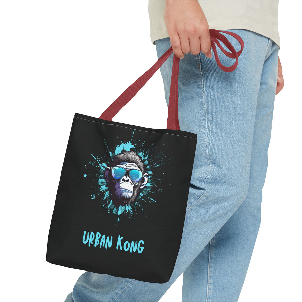 Urban Kong Graphic Tote Bag — Cool Ape Sunglasses All-Over Print