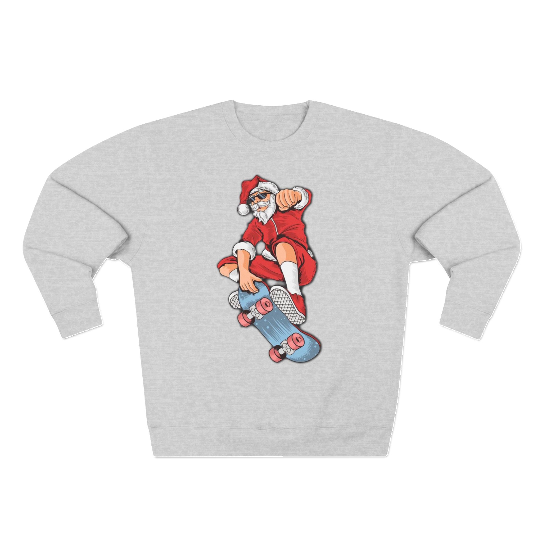 Christmas Jumper, Santa Claus, Skateboard, Gift, Festive Season