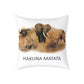 Hakuna Matata Safari Animal Square Pillow