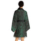 Green Snake Skin Kimono Robe – Long Sleeve - Gift