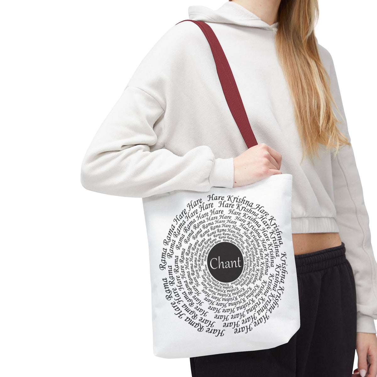 Hare Krishna Chant Mantra Meditation Tote Bag