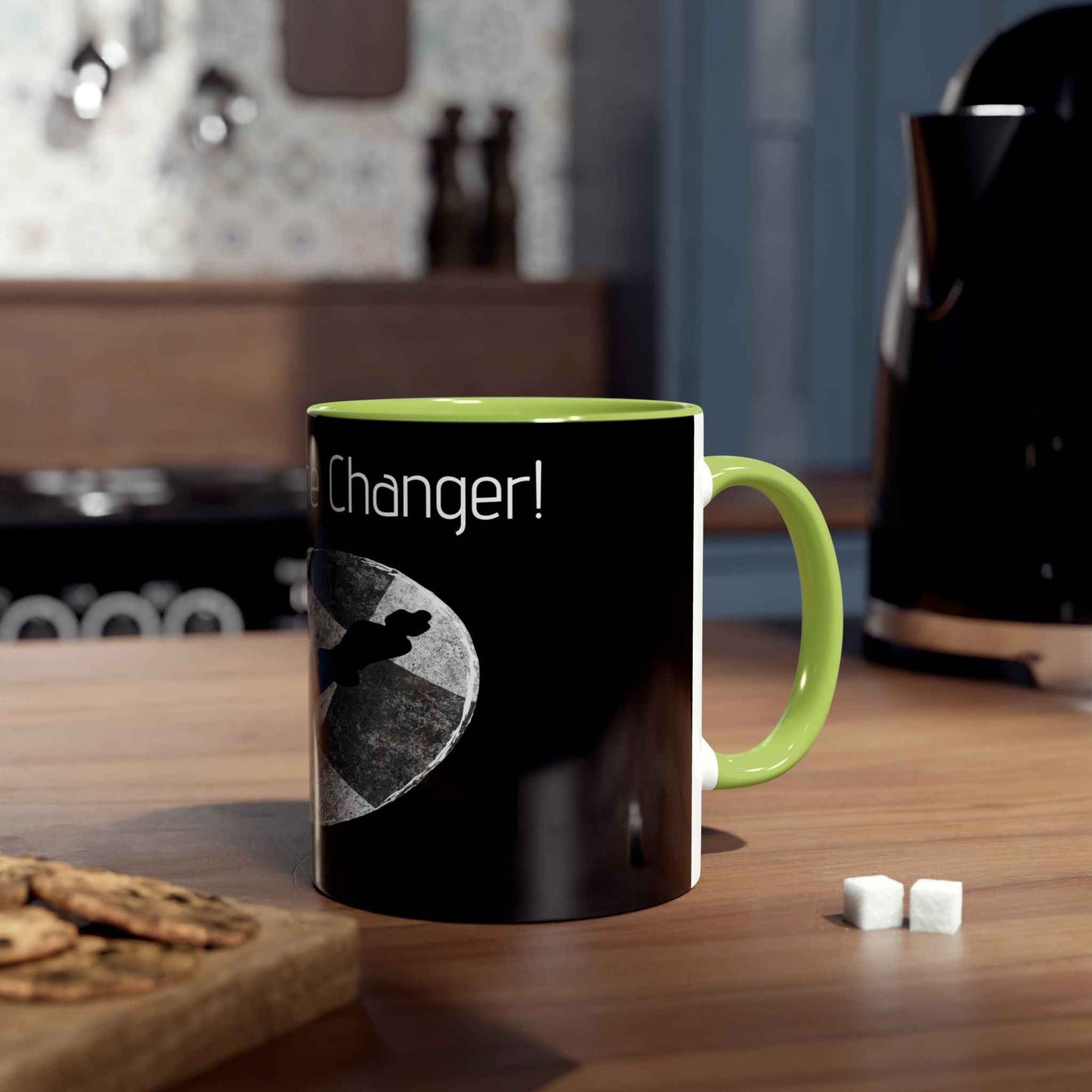 Be a Game Changer, Pawn over powering the King Two-Tone Coffee Mug