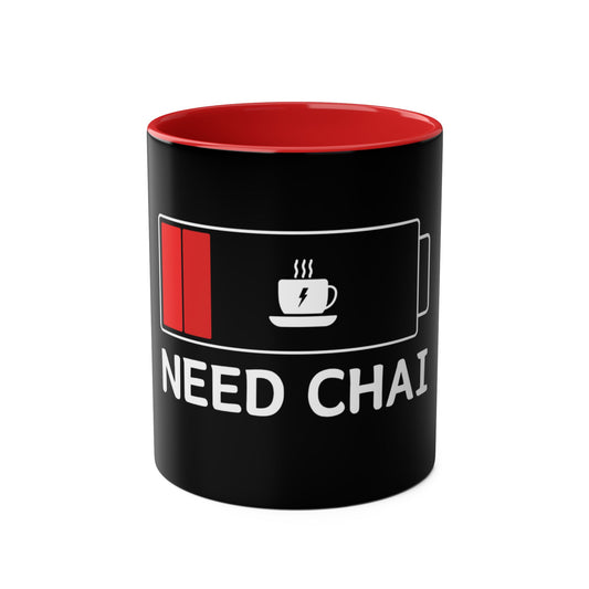 Chai Battery Gauge Mug 11oz - Conscience Garment