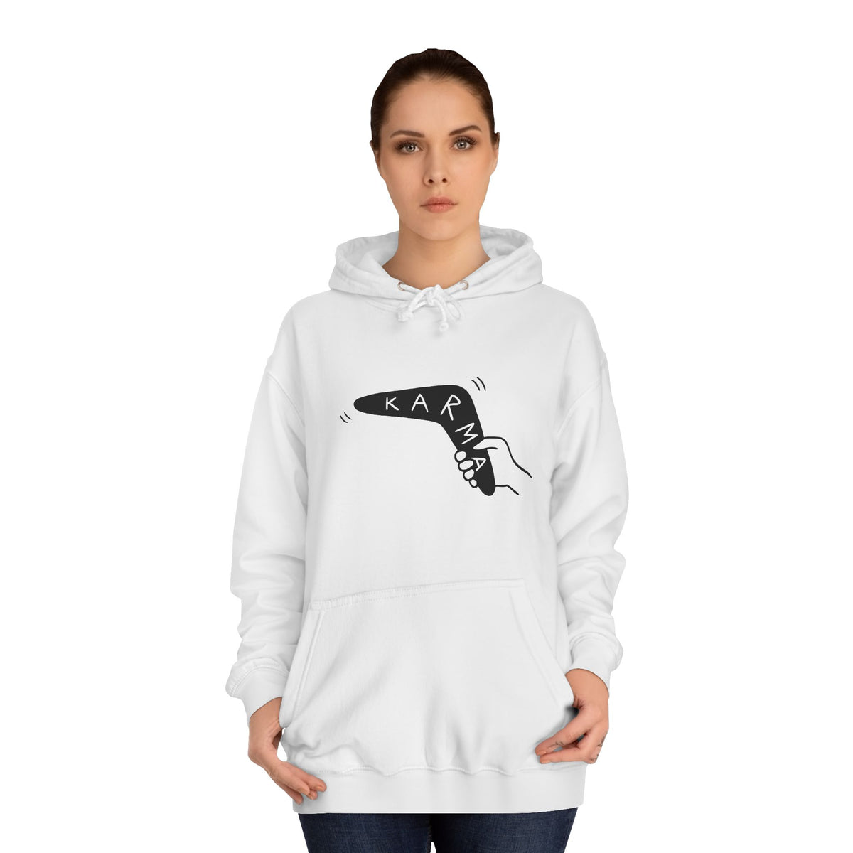 Funny Hoodie Karma Boomerang - Conscience Garment