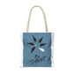 Be Different Whale Tote Bag — Inspirational Ocean Animal Canvas Tote