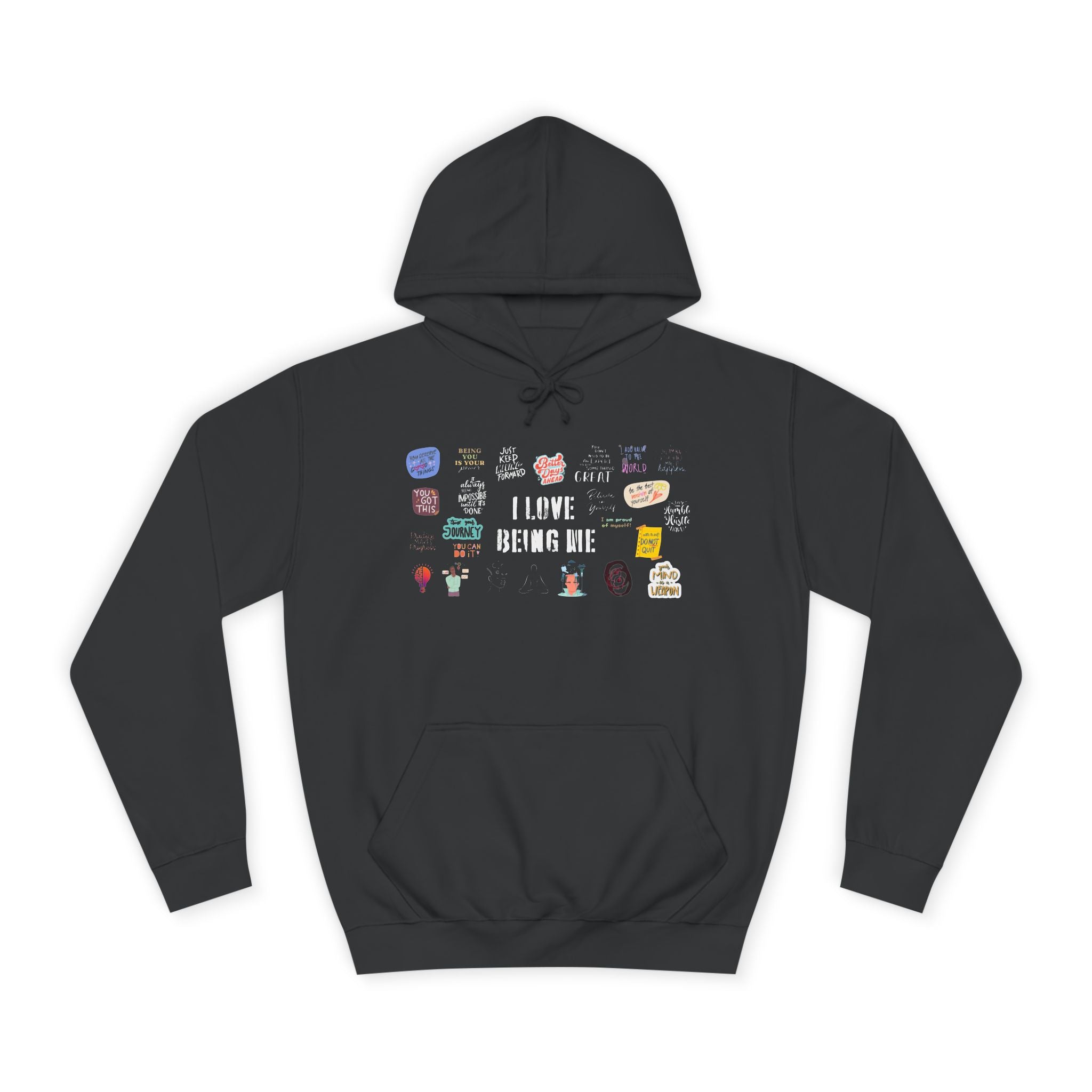 Motivationl Hoodie, Unisex, Self Affirmations, Comfort, Gift, Warm, Cozy