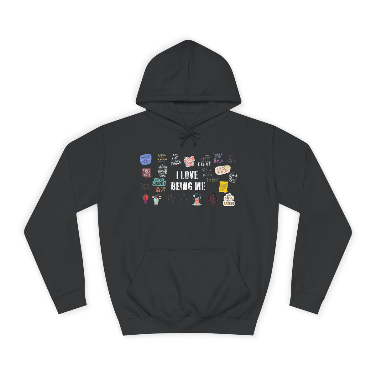 Motivationl Hoodie, Unisex, Self Affirmations, Comfort, Gift, Warm, Cozy