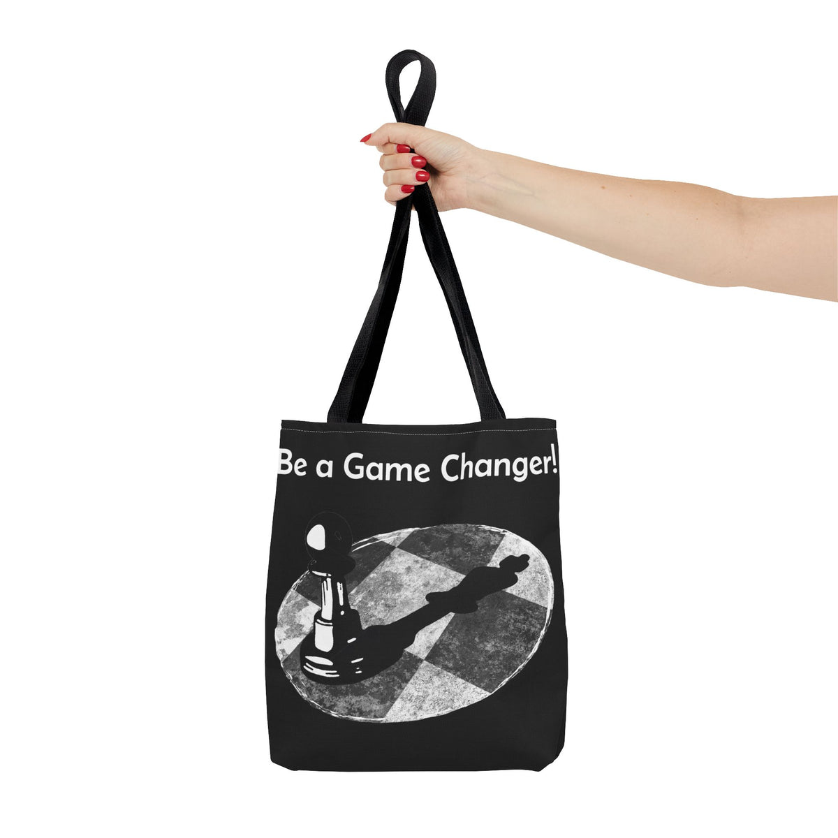 Be a Game Changer Inspirational Chess Tote Bag