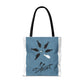 Be Different Whale Tote Bag — Inspirational Ocean Animal Canvas Tote