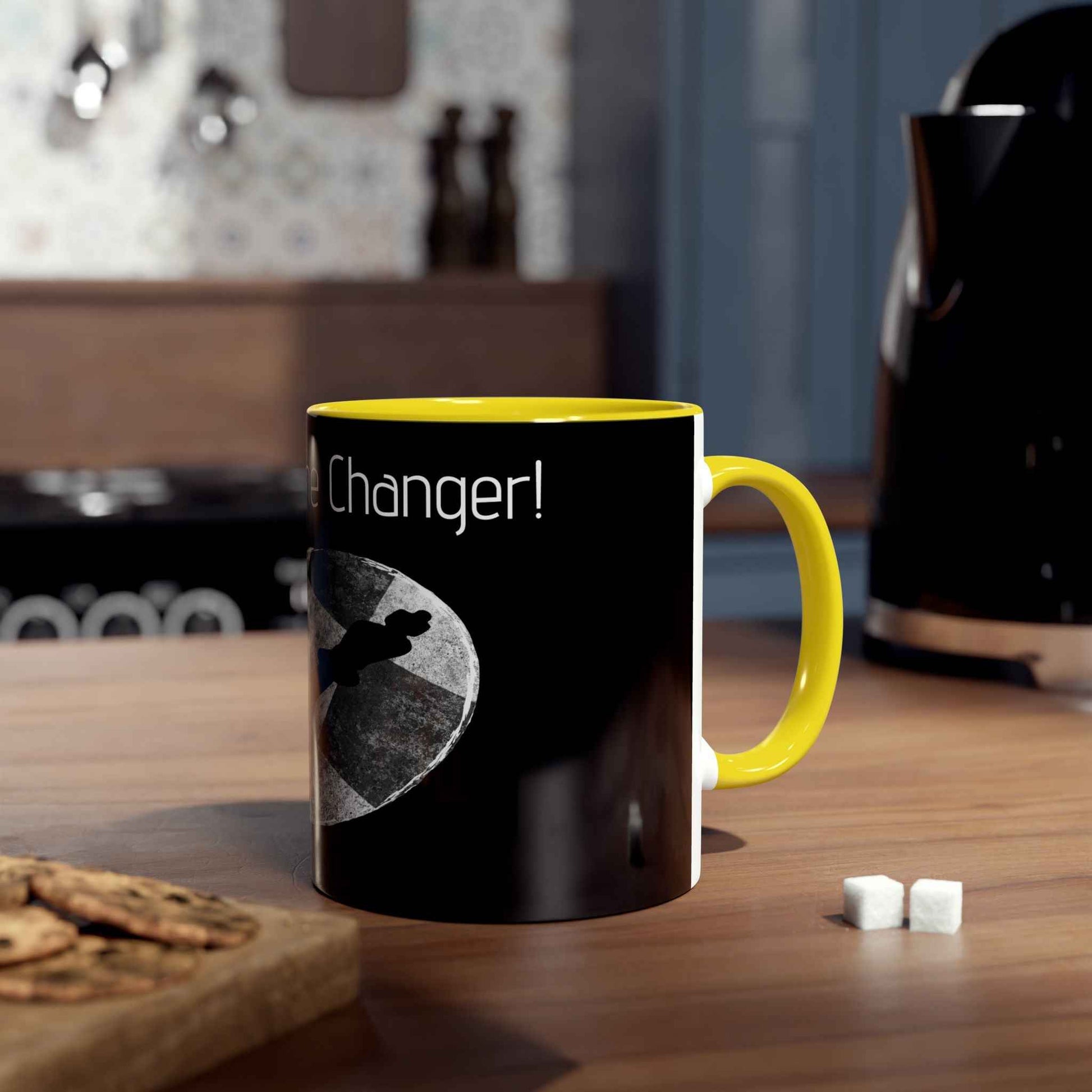 Be a Game Changer, Pawn over powering the King Two-Tone Coffee Mug