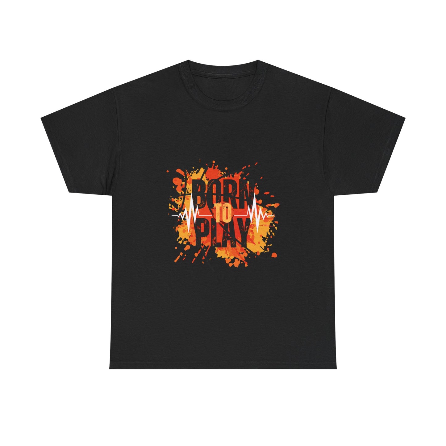 Born to Play Unisex Heavy Cotton Tee, Casual Wear, Gym Shirt, Workout Apparel, Birthday Gift, Statement Tee, Sports Fashion - Conscience Garment