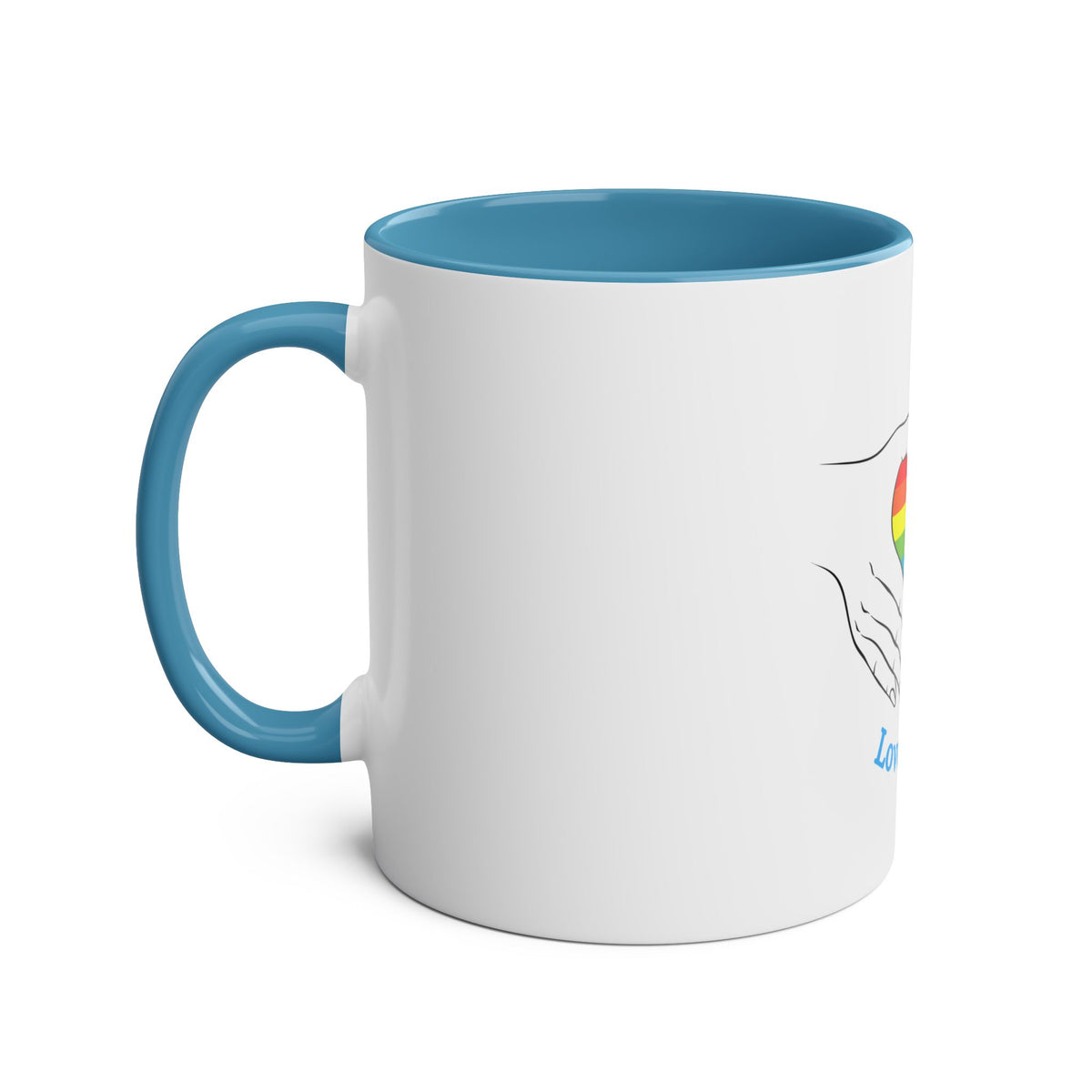 Love Is Love Two-Tone Mug - Conscience Garment