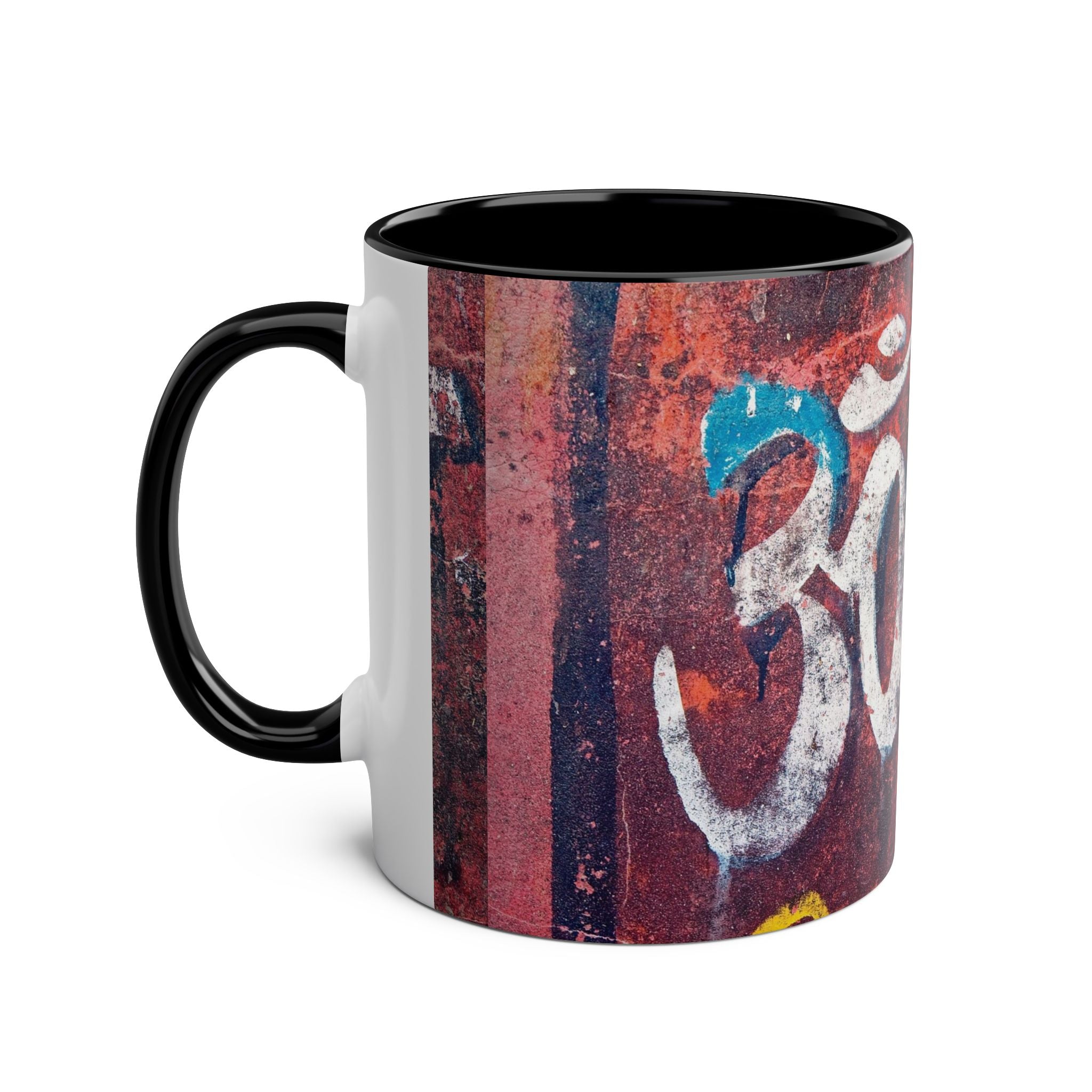 Om, Shiva, Retro, Two-Tone Coffee, Tea Mug, Birthday Gifts, Spritual, Meditation, Zen, Calm,