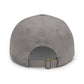 Dad Hat with Leather Patch (Rectangle) - Conscience Garment