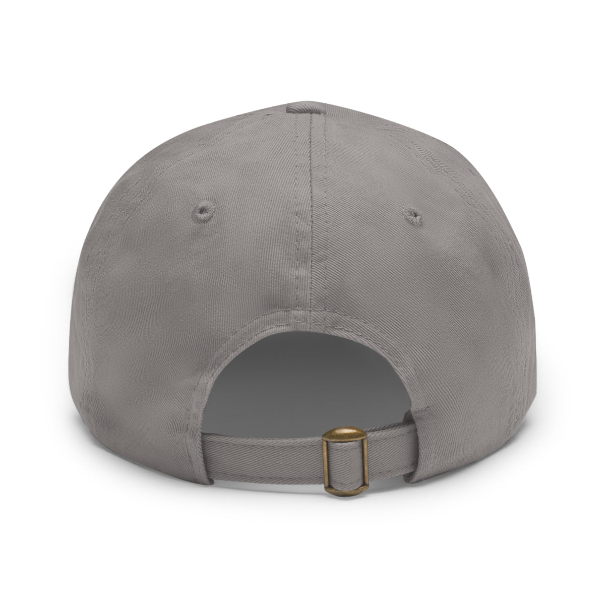 Dad Hat with Leather Patch (Rectangle) - Conscience Garment