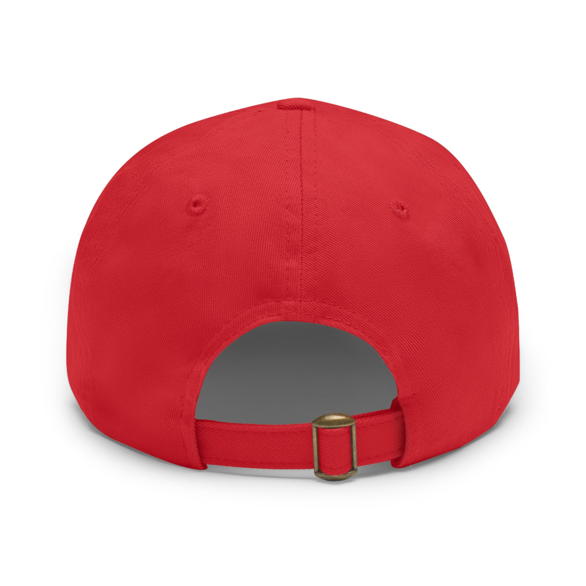 Dad Hat with Leather Patch (Rectangle) - Conscience Garment