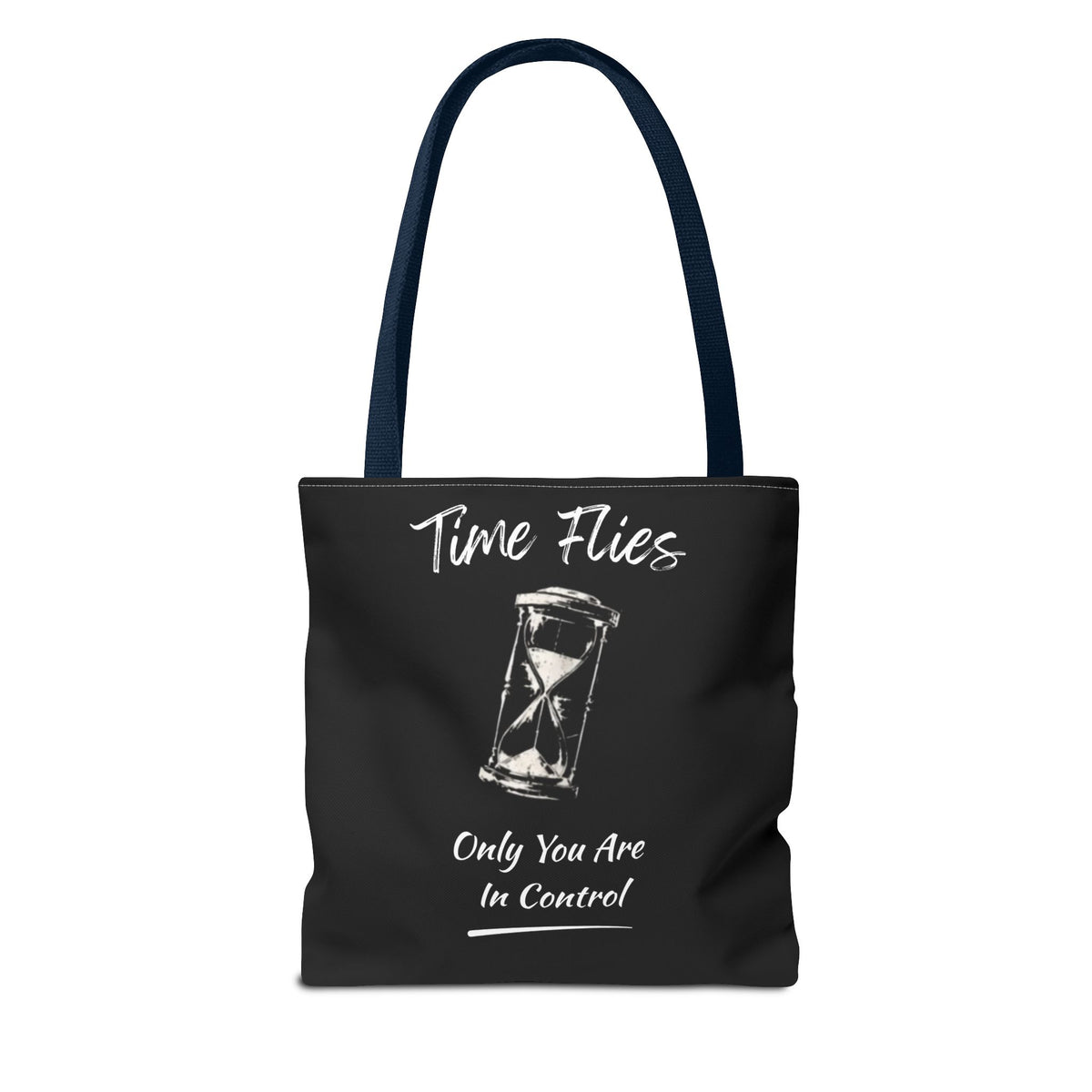 Time Flies Motivational Tote Bag