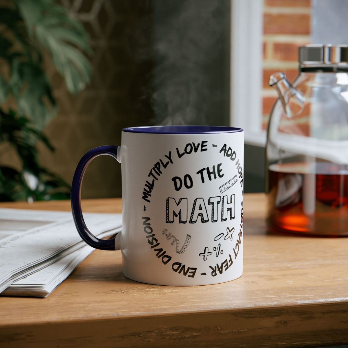 Do the Math Mug - Two-Tone, 11oz - Conscience Garment