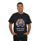 T-Shirt Colorful Turtle with Headphones | 'Sometimes it's best to go Slow to go Fast' - Conscience Garment